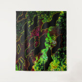 こうもりイン・フライト・ネオン タペストリー (正面)