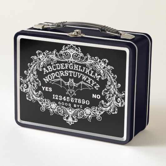 こうもりウィッチボードランチボックス メタルランチボックス (正面)