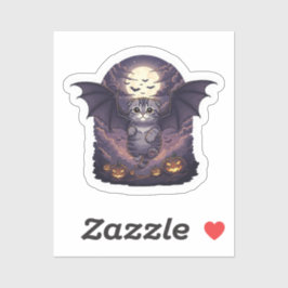 こうもりウィングフォールド – スコティッシュフォールドこうもりキャットハロウィーン シール