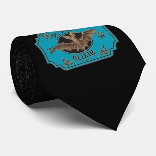 こうもりウイングエリクシル面白いハロウィーン ネクタイ (ロール)