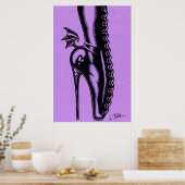 こうもりウイングブーツポスター ポスター (キッチン)