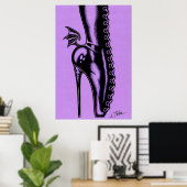 こうもりウイングブーツポスター ポスター (ホームオフィス)