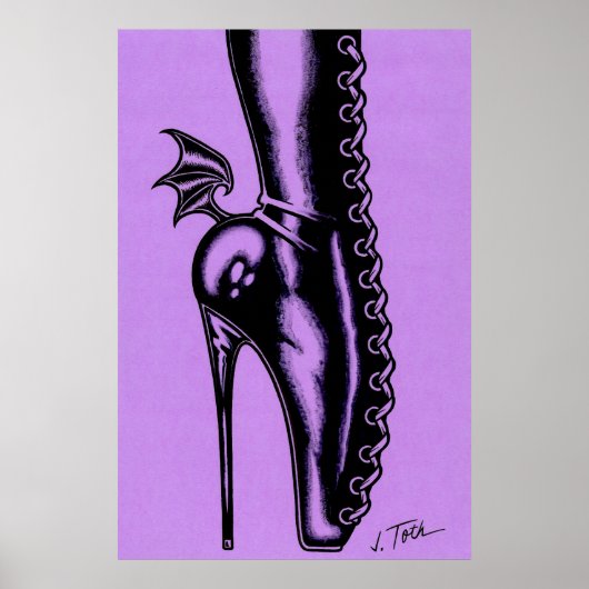 こうもりウイングブーツポスター ポスター (正面)