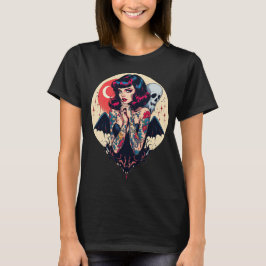 こうもりウイング美しい Tシャツ