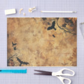 こうもりエリー不気味クロウハロウィーンデクページ 薄葉紙 (クラフト)