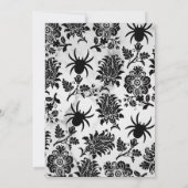 こうもりオンマーブルハロウィーン招待状 招待状 (裏面)