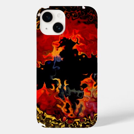こうもりオン火クール動物 Case-Mate iPhoneケース (裏面)
