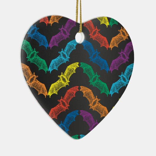 こうもりオーナメント セラミックオーナメント (右)