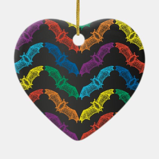 こうもりオーナメント セラミックオーナメント (裏面)