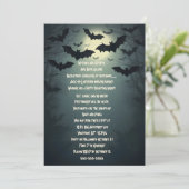 こうもりオーバーヘッドハローウィンパーティ 招待状 (スタンド正面)