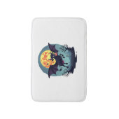 こうもりカウアットミッドナイト バスマット (正面縦)