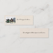 こうもりカップルのデート スキニー名刺 (正面/裏面)