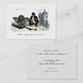 こうもりカップルのデート 名刺 (正面/裏面)