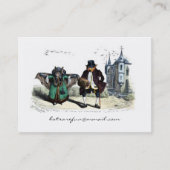 こうもりカップルのデート 名刺 (正面)