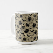 こうもりキャッツマグ コーヒーマグカップ (正面左)