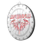 こうもりキリル ダーツボード (正面右)