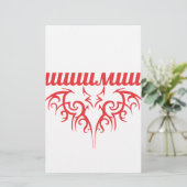 こうもりキリル 便箋 (スタンド正面)