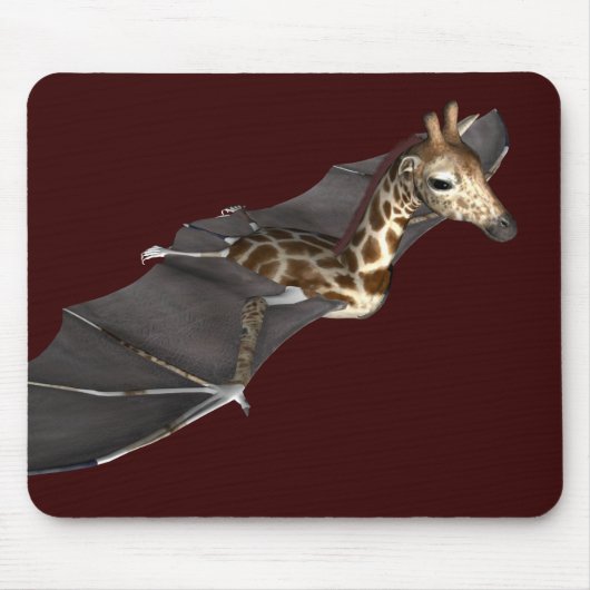 こうもりキリン雑種 マウスパッド (正面)