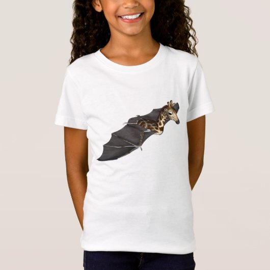 こうもりキリン雑種 Tシャツ (正面)