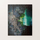 こうもりケーブインアイライ，パラオ，ミクロネシア ジグソーパズル (縦)