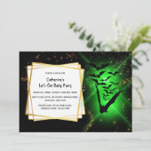 こうもりコロニーグリーンナイトホタル成体ハロウィーン 招待状 (スタンド正面)