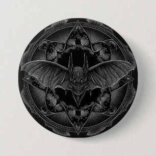 こうもりゴシックDark, Ai生成デザイン 缶バッジ