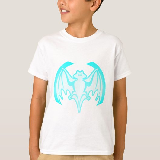 こうもりシアンInvザMUSEUM Zazzleギフト Tシャツ (正面)