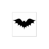 こうもりシルエットアートスタンプ ラバースタンプ (インプリント)