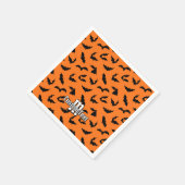 こうもりシルエットパターン スタンダードカクテルナプキン (角)