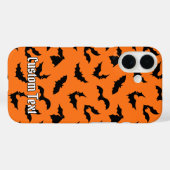 こうもりシルエットパターン Case-Mate iPhoneケース (裏面 (横))