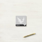 こうもりシルエットポストイットノート ポストイット (デスク上)