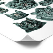 こうもりシロプテラプレート67 ポスター (角)