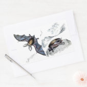 こうもりシール 長方形シール (封筒)