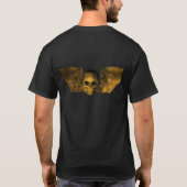 こうもりスカル Tシャツ (裏面)