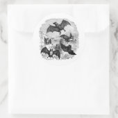 こうもりスケッチ ラウンドシール (バッグ)