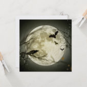 こうもりズバイザムーンオンハロウィーン カード (正面/裏面インサイチュ)