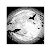 こうもりズバイザムーンオンハロウィーン セルフインキングスタンプ (デザイン)