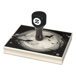 こうもりズバイザムーンオンハロウィーン ラバースタンプ