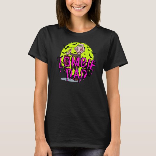 こうもりゾンビパパ Tシャツ (正面)