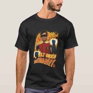 こうもりテレビショーホーリースモークこうもりロビンポートレート Tシャツ