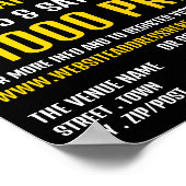 こうもりデザイン卓球大会広告大会 ポスター (角)