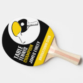 こうもりデザイン、卓球選手/クラブ 卓球ラケット (横)