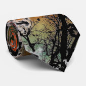 こうもりナイトアウト不気味ハロウィーンタイ ネクタイ (ロール)