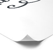 こうもりハッピーハローウィンパーティーかわいいタイポグラフィアート ポスター (角)