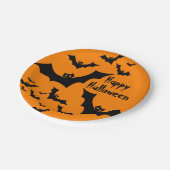 こうもりハッピーハローウィンパーティー ペーパープレート (アングル)