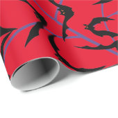 こうもりハロウィン不気味シーズンラッピング紙 ラッピングペーパー (ロールコーナー)