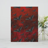 こうもりハロウィーンスクラップブック紙 (スタンド正面)