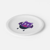 こうもりハロウィーン ペーパープレート (アングル)