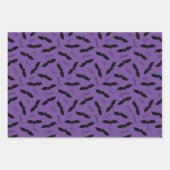 こうもりハローウィンパーティ ラッピングペーパーシート (正面3)