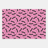 こうもりハローウィンパーティ ラッピングペーパーシート (正面3)